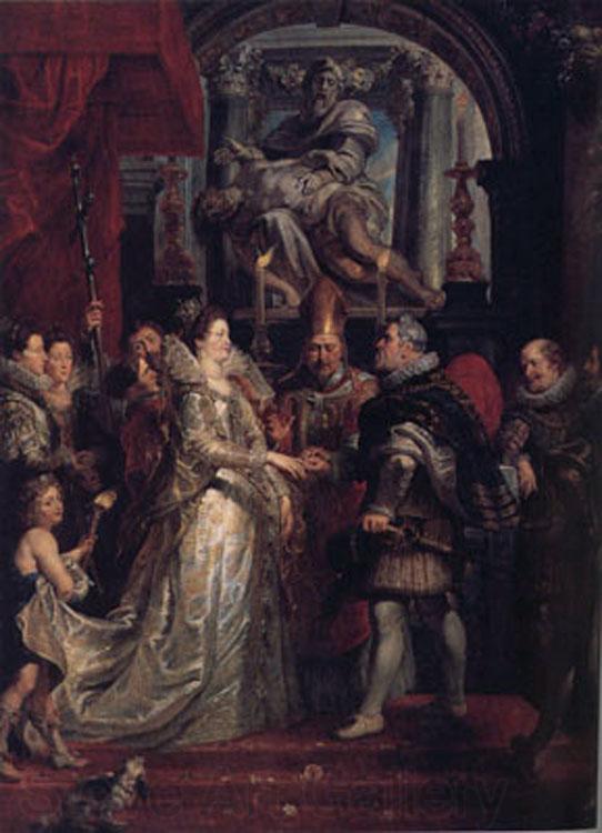 Peter Paul Rubens The Wedding by Proxy of Marie de'Medici to King Henry IV (MK01)